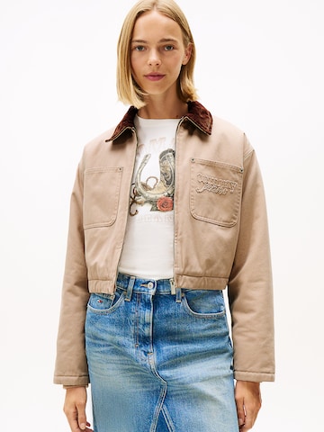 Veste mi-saison 'Coach' Tommy Jeans en beige : devant
