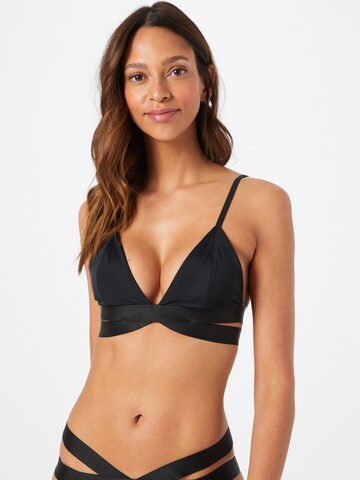 OW Collection Bustier Bikinitop 'BALI' in Zwart: voorkant