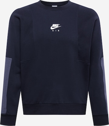 Nike Sportswear Sweatshirt in Schwarz: predná strana