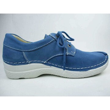 Wolky Sportieve veterschoen in Blauw