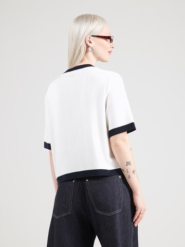 Cardigan 'Sloane' Barbour en blanc