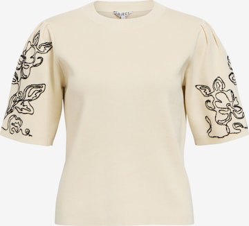 OBJECT Pullover 'OBJFlora' in Beige: Vorderseite