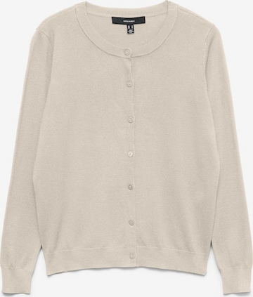 VERO MODA Knit Cardigan 'VMSilje' in Beige: front