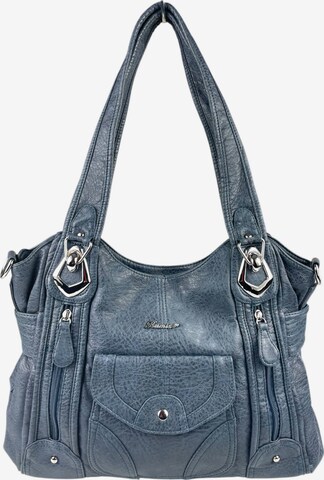 Borsa a spalla di Kumixi in blu: frontale