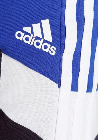 ADIDAS PERFORMANCE Regular Workout Pants 'Colorblock 3-Stripes  Fit' in Black