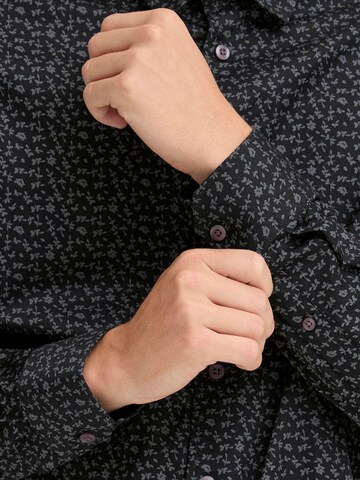 Casual Friday - Regular Fit Camisa ' CFTAUSON ' em preto