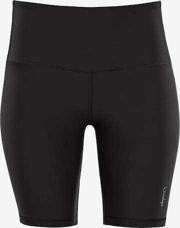 Winshape - Slimfit Calças de desporto 'AEL412C' em preto: frente