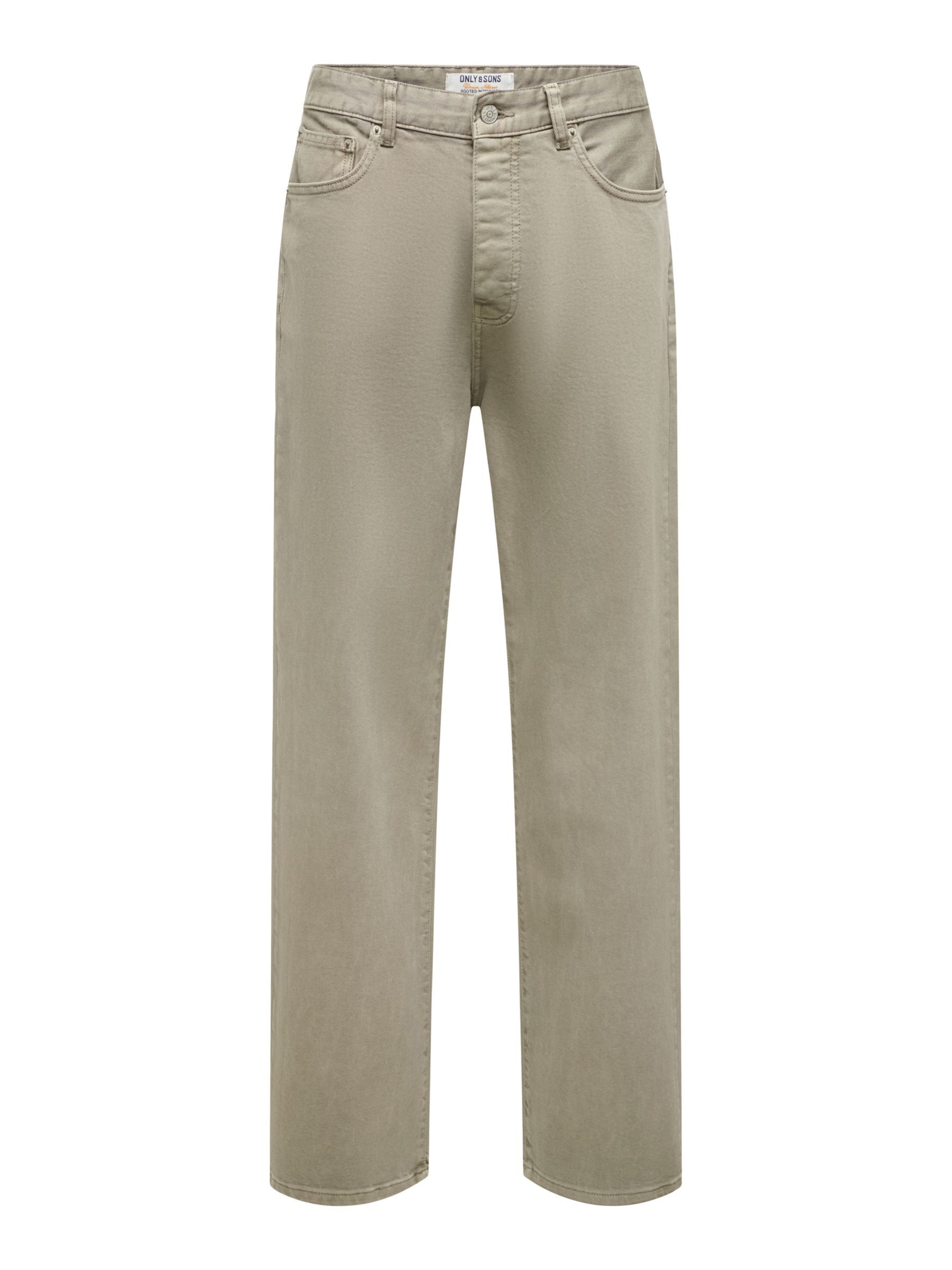Only & Sons Jeans 'ONSFade' in Groen: voorkant