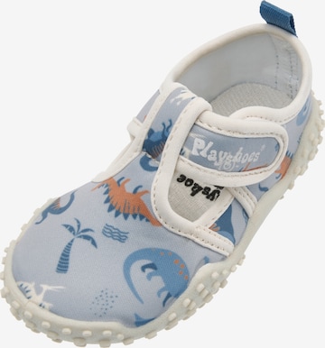 PLAYSHOES أحذية للشواطئ 'Dino' بلون أزرق: الأمام