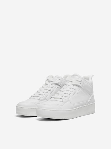 ONLY High-Top Sneakers 'SAPHIRE' in White