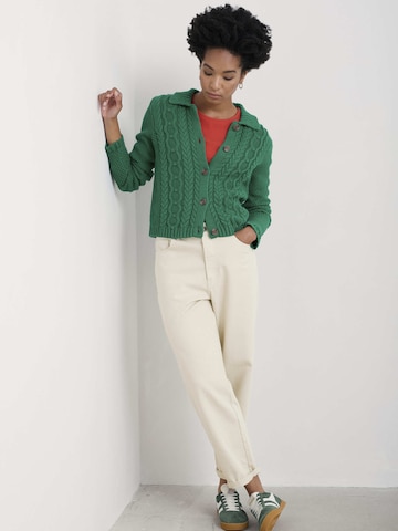 Cardigan 'Forest Ridge' Seasalt Cornwall en vert