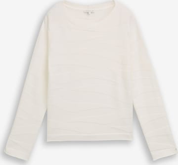 TOM TAILOR Neulepaita värissä valkoinen: etupuoli