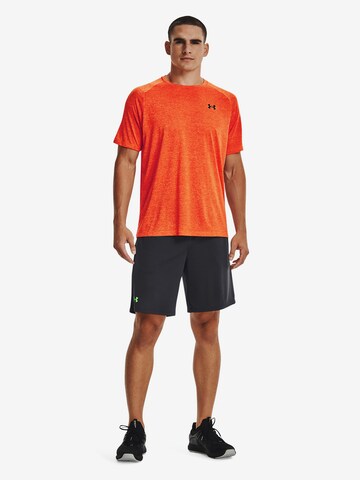 UNDER ARMOUR Loosefit Sportbroek 'Tech' in Zwart