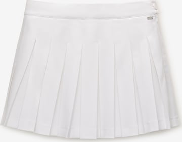Pull&Bear Spódnica w kolorze biały: przód