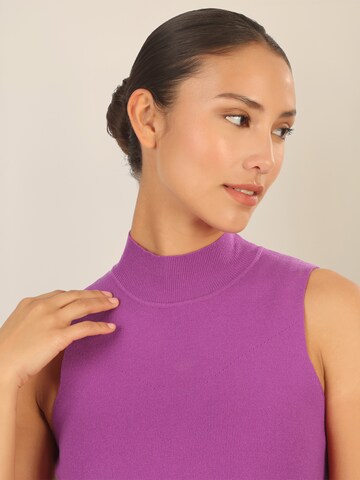 APART Knitted Top in Purple