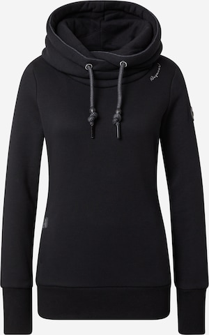Ragwear Sweatshirt 'Gripy Bold' in Black: front