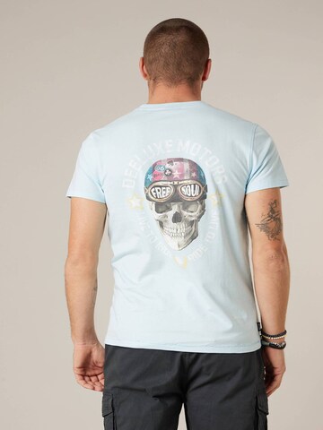T-Shirt 'DEKARI' Deeluxe en bleu