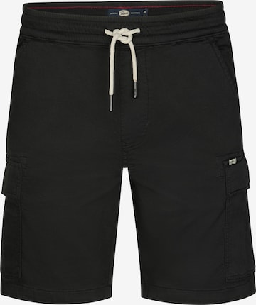 Petrol Industries - Regular Calças cargo em preto: frente