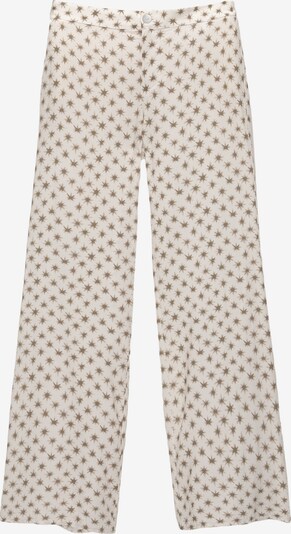 Pull&Bear Trousers in Taupe / Off white, Item view