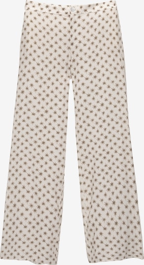 Pull&Bear Hlače veličine 32 u taupe siva / prljavo bijela, Pregled proizvoda