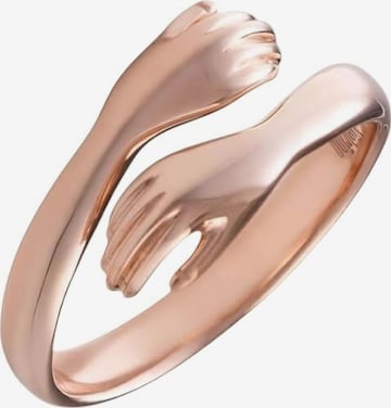 Vielring Ring 'Offener Umarmungsring Liebe' in Gold: Vorderseite