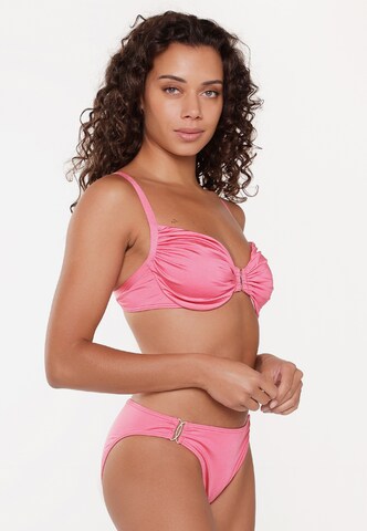 LingaDore Bikinitop in Roze