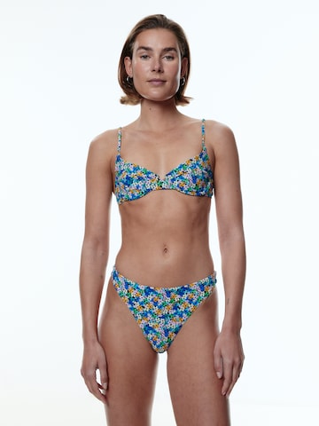 EDITED - Clásico Top de bikini 'Ike' en azul: frente