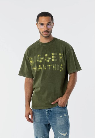 T-Shirt 'Valentiano' Elias Rumelis en vert : devant