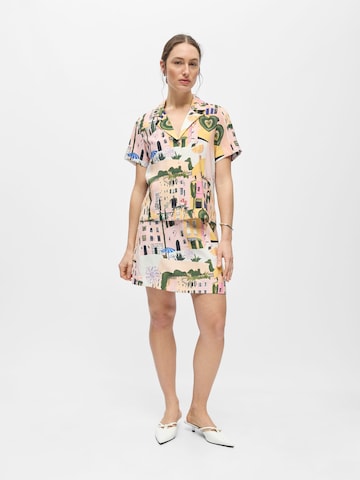 OBJECT Bluse 'OBJDiva Martha' i pink