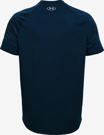 UNDER ARMOUR Functioneel shirt 'Tech 2.0 Novelty' in Blauw