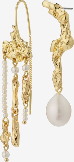 Pilgrim Boucles d'oreilles 'Moon' en or / blanc perle, Vue avec produit