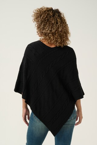 Cream Cape 'Dela' in Black