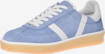 Baskets basses BALDININI en bleu : devant