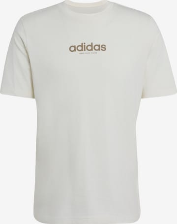 ADIDAS SPORTSWEAR Funkcionalna majica 'Burger Flavor' | bela barva: sprednja stran
