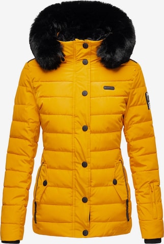 NAVAHOO Winter Jacket 'Milianaa' in Yellow: front