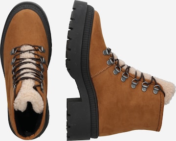 VICTORIA Lace-Up Ankle Boots 'CIELO' in Brown