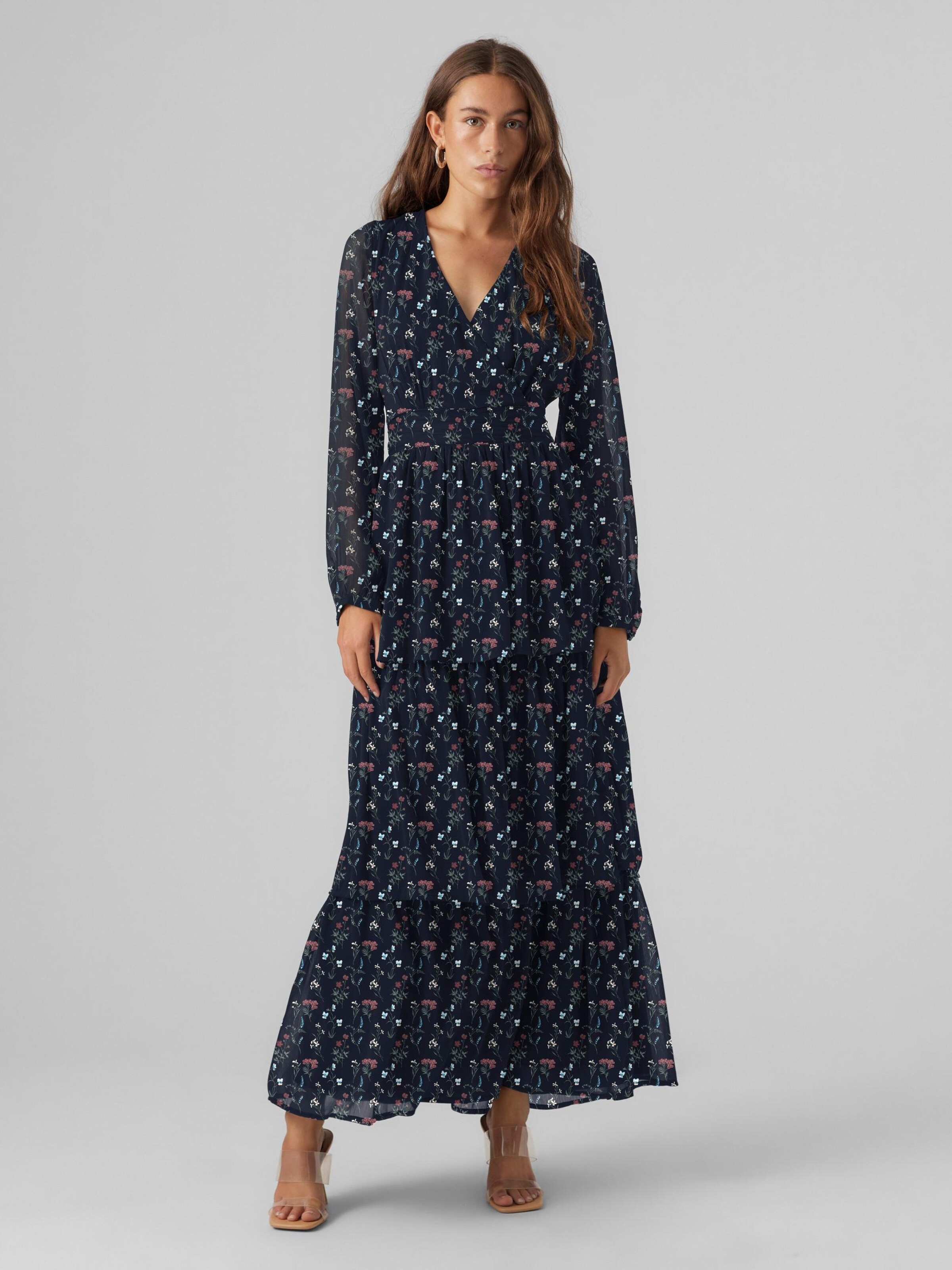 Vero moda 2024 blue maxi dress