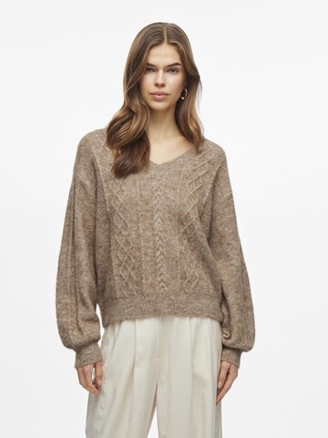 Pull-over VILA en beige : devant