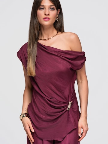 Ombre Blouse in Lila
