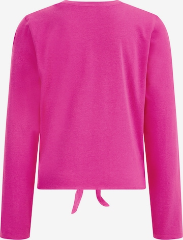 T-Shirt WE Fashion en rose