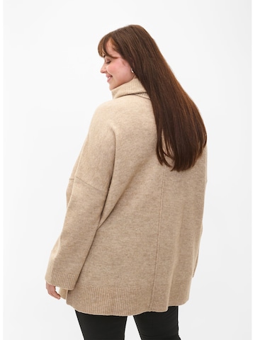 Pull-over 'Camilla' Zizzi en beige