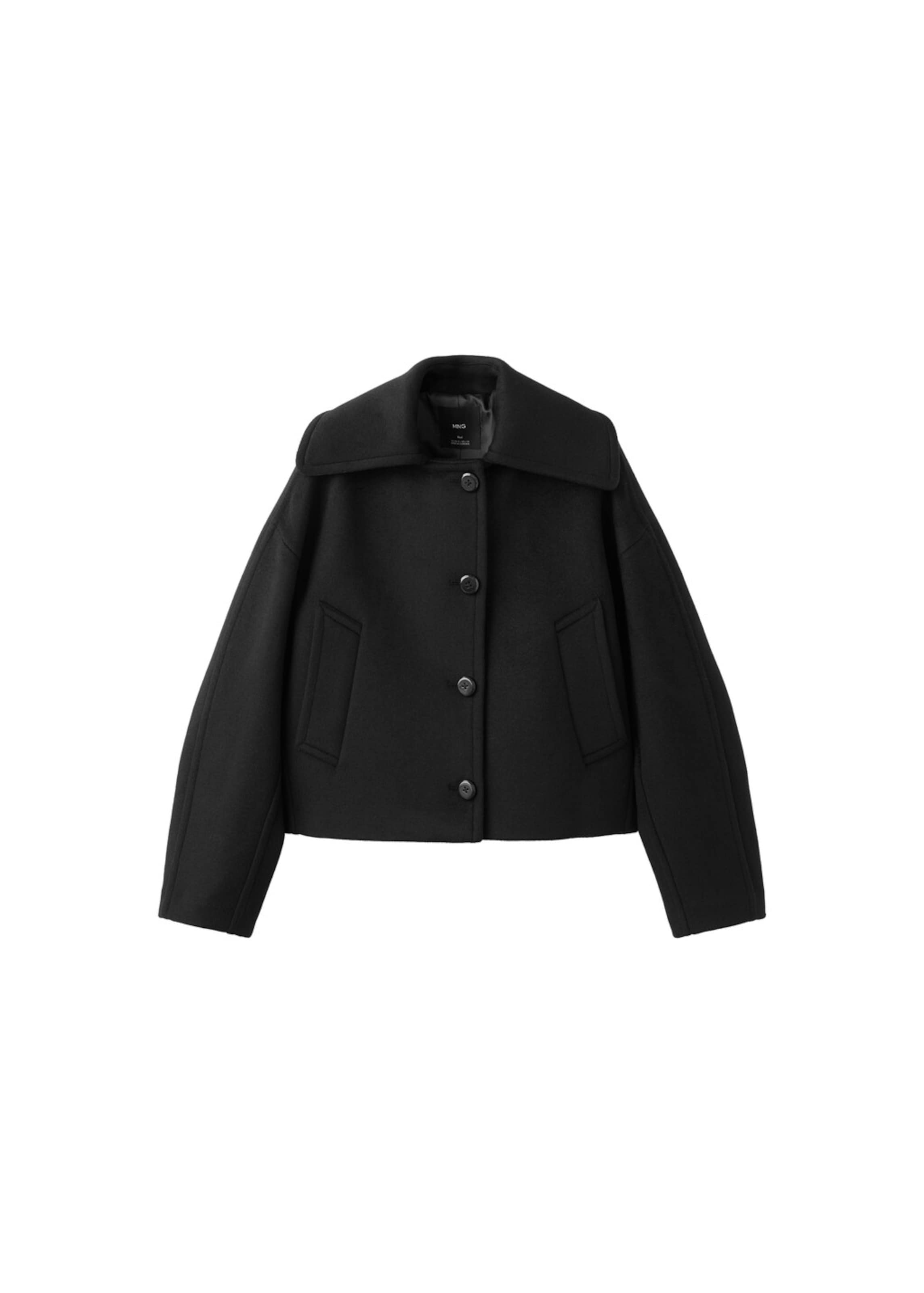 MANGO Between-Season Jacket 'Dita' in Black: front