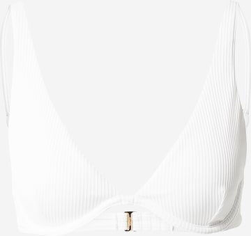 HOLLISTER - Triangular Top de biquíni em branco: frente