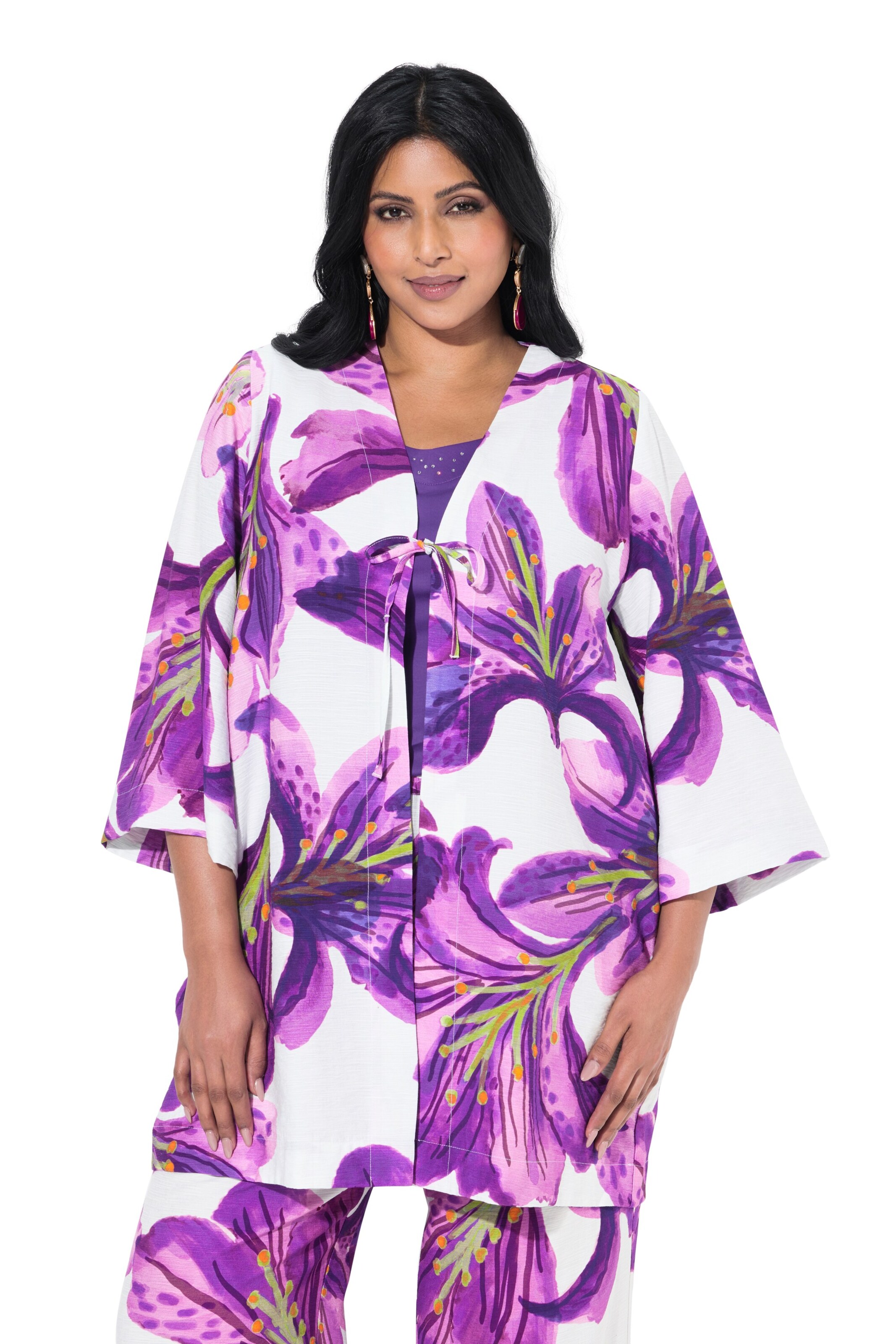 Ulla Popken Tussenjas in Wit: voorkant