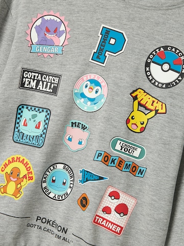 NAME IT Μπλούζα φούτερ 'NKMJIMM POKEMON' σε γκρι