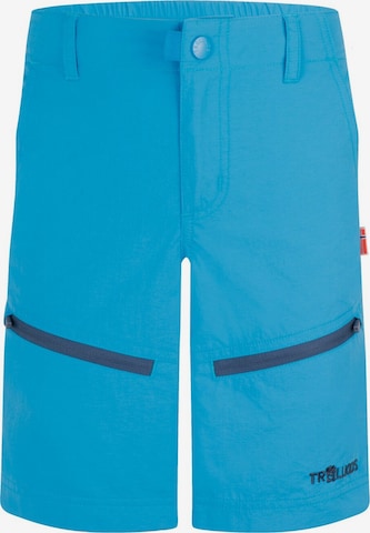 TROLLKIDS Regular Workout Pants in Blue: front