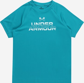 UNDER ARMOUR - Camisa funcionais 'Tech' em verde: frente