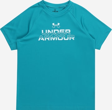 UNDER ARMOUR Functioneel shirt 'Tech' in Groen: voorkant