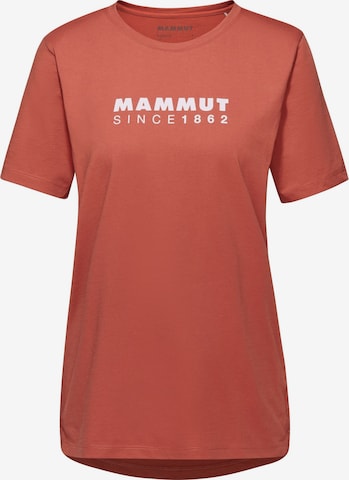 MAMMUT Funktionsshirt ‘Core’ in Rot: Vorderseite