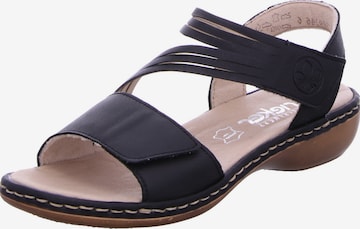 Rieker Sandal in Black: front